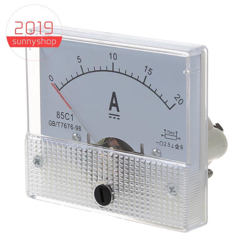 [Bestseller S] Novo Amplificador De Corrente Do Medidor De Painel De Ampere Analógico 20A