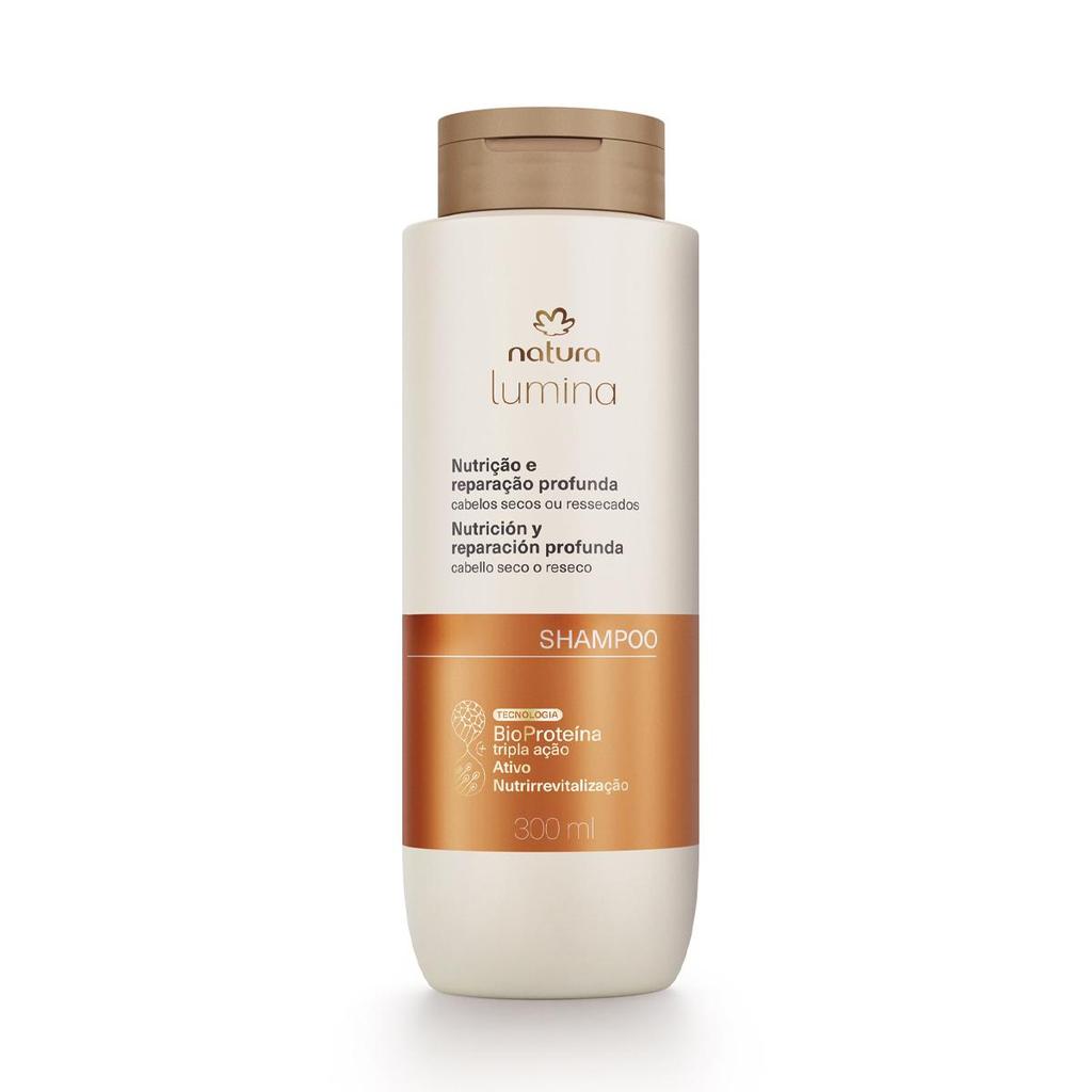 Shampoo Nutritivo Cabelos Secos ou Ressecados Lumina 300 ml