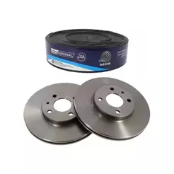 Par Disco Freio Dianteiro Ventilado MDS Cobalt, Onix, Prisma