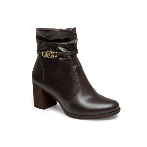 Bota Feminina Cano Médio Salto Grosso Dakota Original