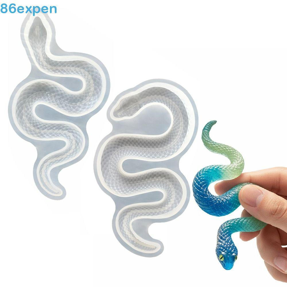 Molde De Cobras 3D EXPEN1 , Silicone De Cobra Grande , Moldes Em Forma , Resistente Ao Calor