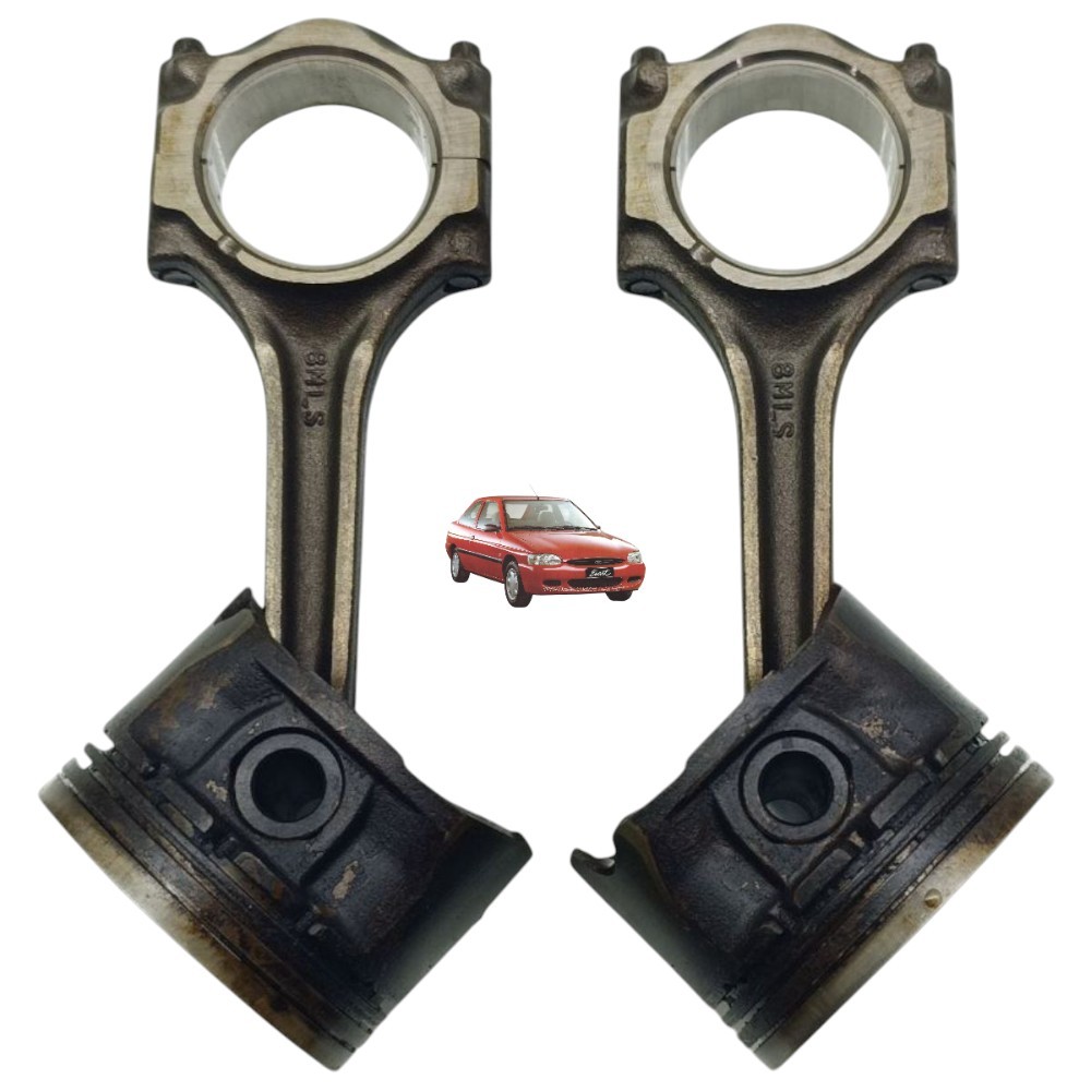 Pistão Com Biela Std Ford Escort Gl 1.8 16v Zetec 1997 1998