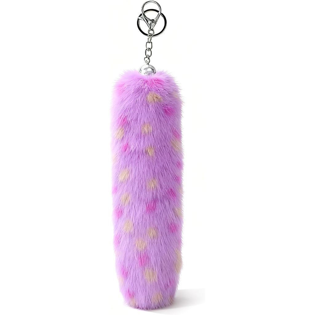 Bonito Tacoon Raposa Cauda Chaveiro Bolsa De Pelúcia Charme Para Bolsas Fofo De Pele Do Falso Mulheres Presente Perfeito