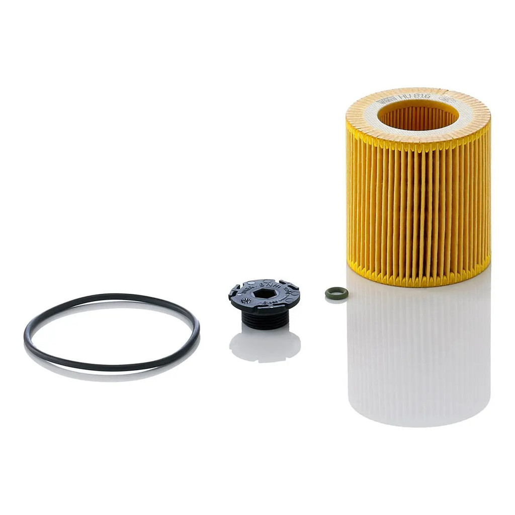 Filtro Óleo Mann-filter Hu816zkit Para Bmw 320i 2.0 16v Flex