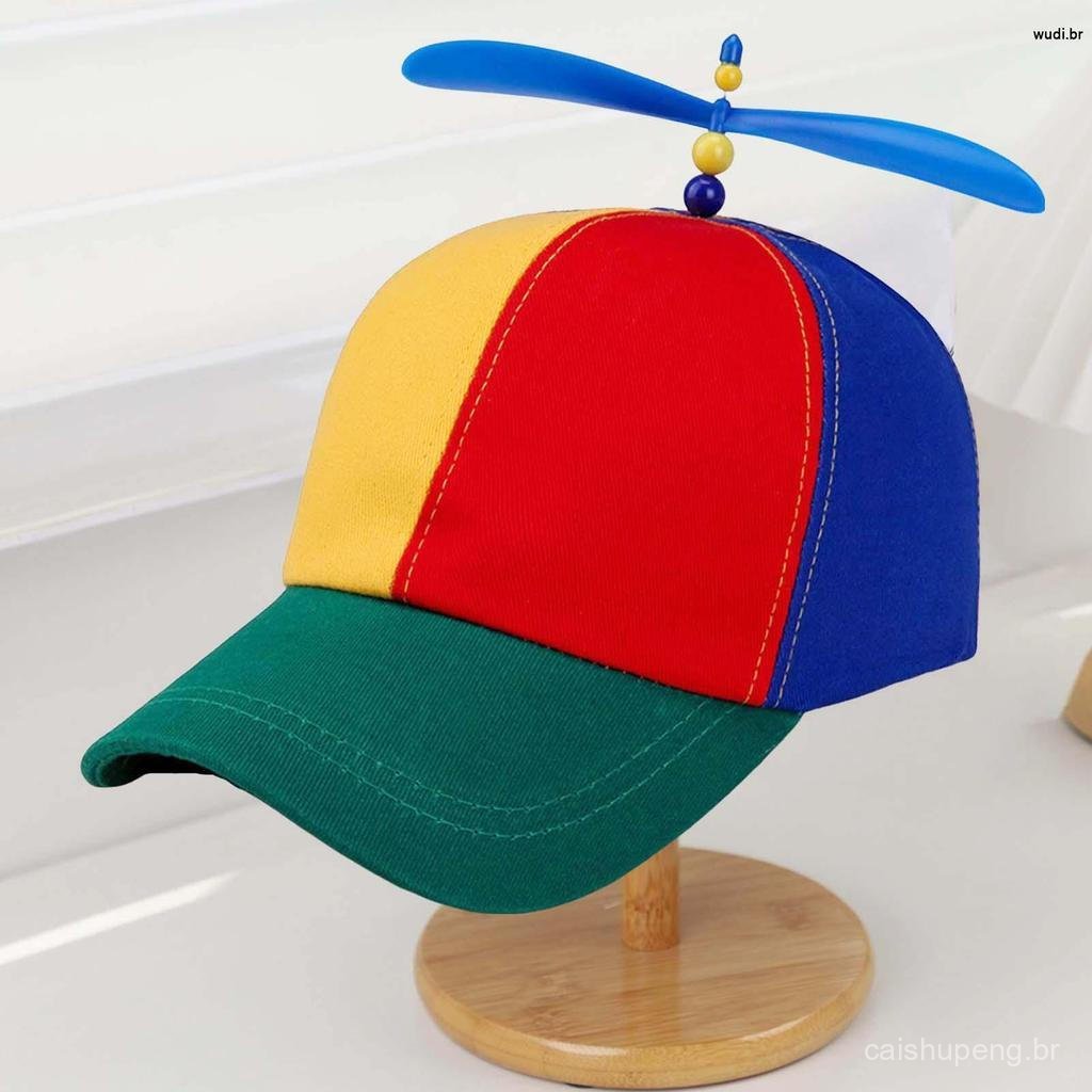 Boné de Helicóptero com Hélice Ajustável, Boné Snapback Unissex para Ciclismo e Pesca ao Ar Livre QEYH