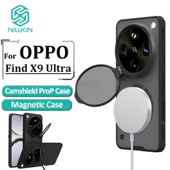 Nillkin CamShield ProP Capa De Telefone Magnética Para Oppo Encontrar X9 Ultra Caso Câmera Flip Suporte Duro PC + TPU Tr