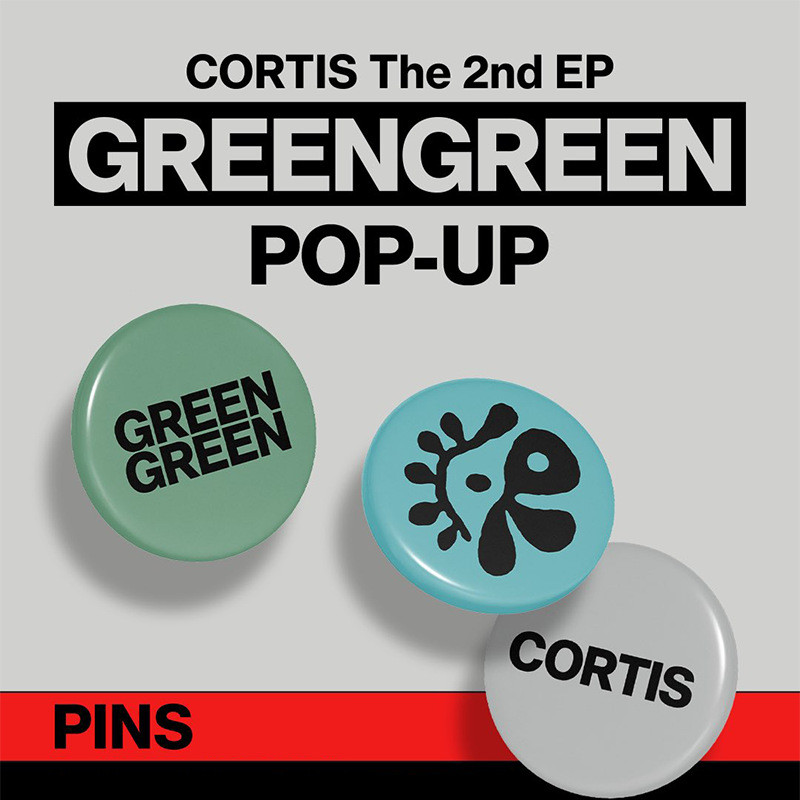 Broche De Lata Com Distintivo De Alfinete Pop-Up Kpop Idol CORTIS