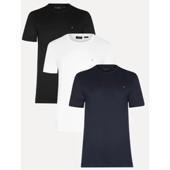 Kit Camisetas | Aramis Basic Lisa Preta/ Original Branca/Azul Marinho