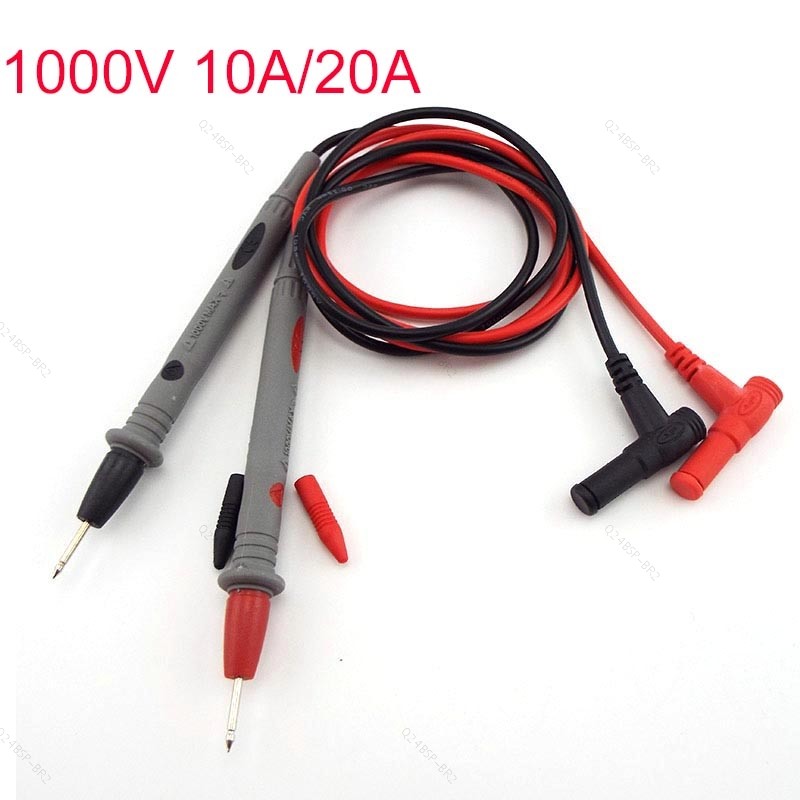 Caneta De Ponta De Agulha Multímetro 1000V 10A 20A Universal Para Voltímetro Digital Sonda De Teste Multimedidor Leva BR