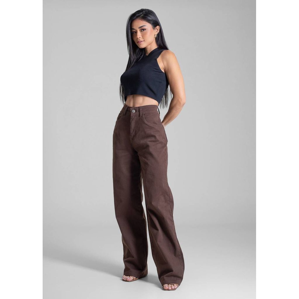 Calça Sarja Sawary Wide Leg - 283188 · foto 2