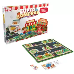 Jogo de Tabuleiro Super Compras Pais e Filhos - 793823-1