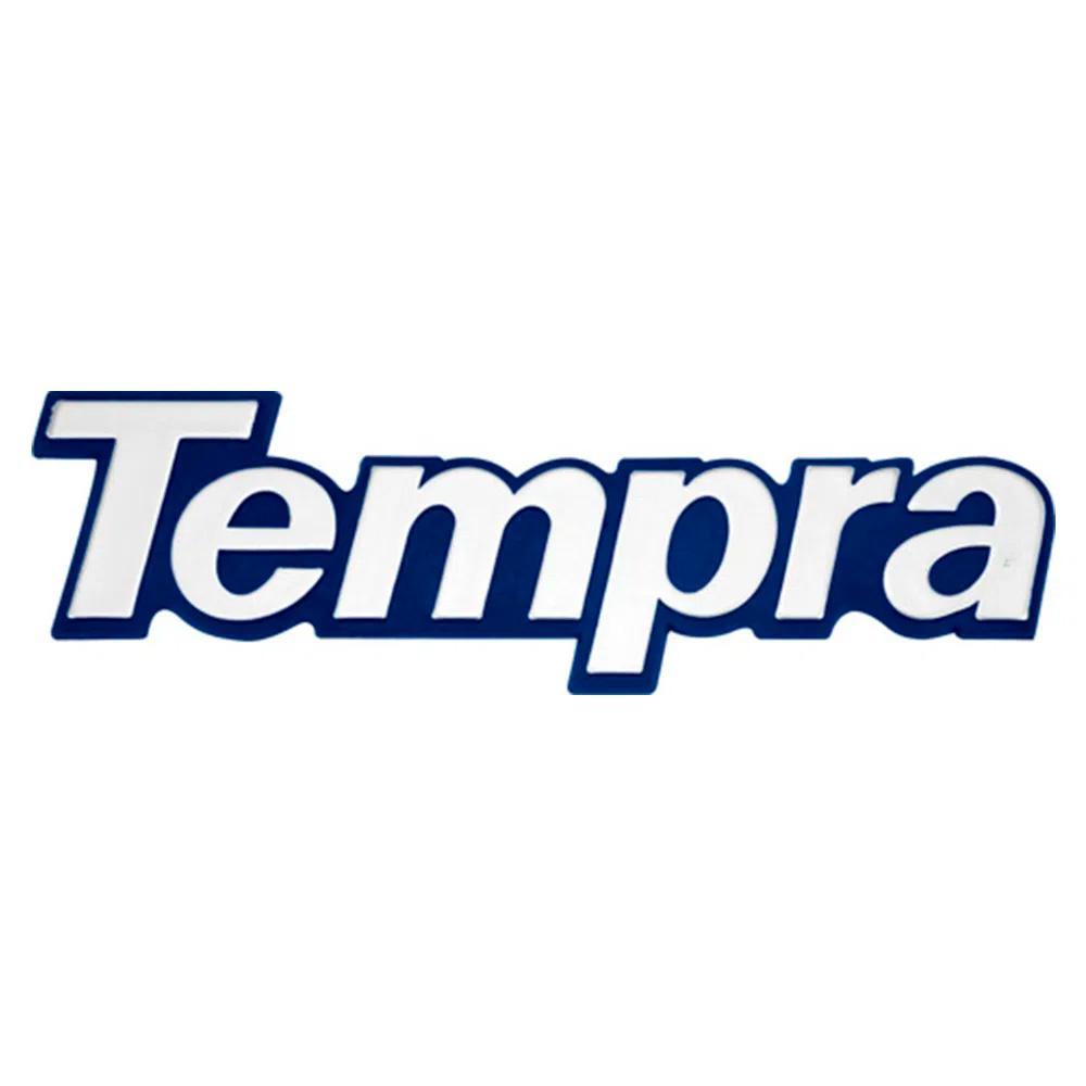 Emblema Tempra do Porta Malas Tempra 91 92 93 94 95 96 97 98 Fundo Azul