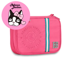 Estojo Infantil Com 01 Bolso Feminino Rebecca Bonbon The Pretty Team Varias Cores - Clio Style COR:ROSA
