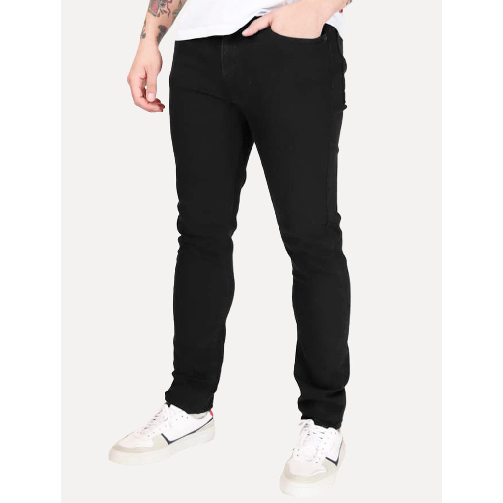 Calça Levis Original Jeans Masculina Tag Brown 510 Skinny Preta