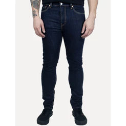 Calça Levis Original Jeans Masculina 510 Skinny Azul Marinho 055100692