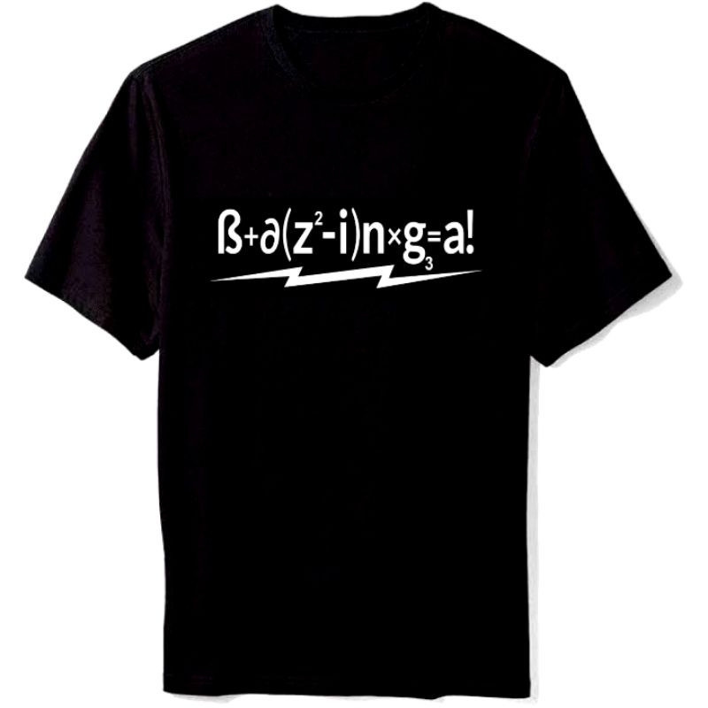Camiseta Unissex bazinga Camisa the big bang theory - Camisa  série netflix nerd geek 100% Algodão