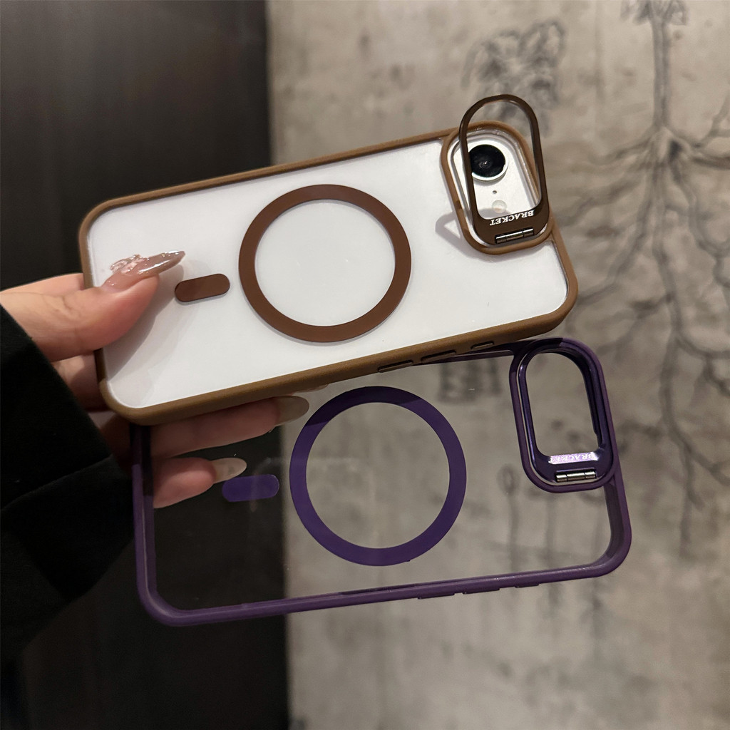 VAIVE-Capa Protetora Magnética Transparente de Acrílico, Adequada para iPhone 17e, Compatível com Carregamento Sem Fio
