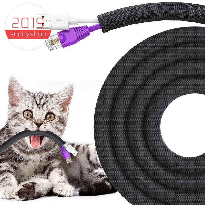 [Bestseller S] Protetor De Cabo Flexível De 10 Pés A 3/8 Polegadas Para Cães E Gatos , Fácil Gerenciamento De Cabos , Pr