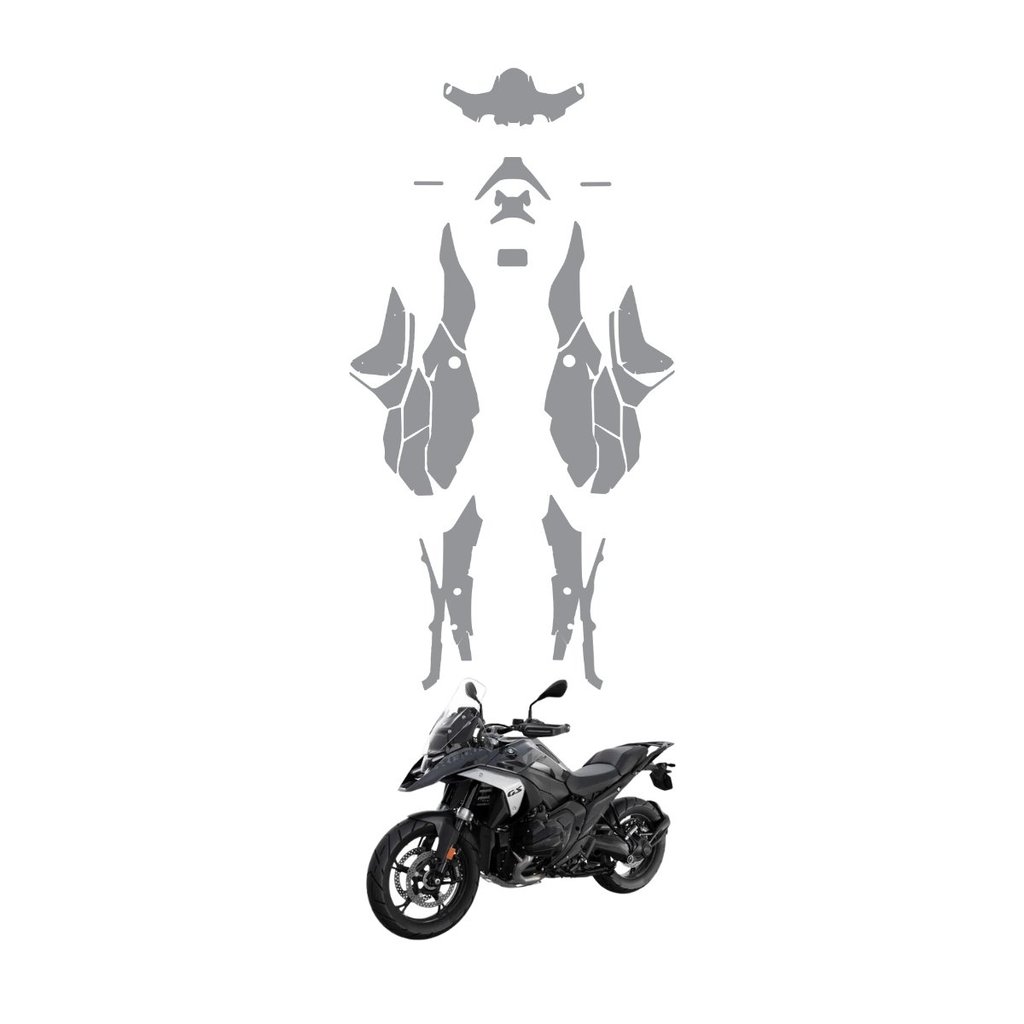 Película PPF Full BMW R 1300 GS Triple Black 24 25