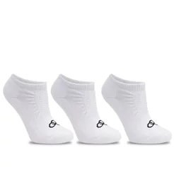 Meia Olympikus Tripack Invisivel Sem Fleece 3 Pares Branco - Feminino