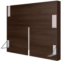 Cabeceira para Cama Box Casal e Queen 110,3x162,1x12,6cm Revestimento Finish Foil Diplomata Bartira
