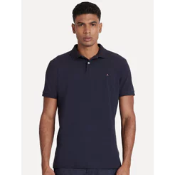 Polo Aramis Original Masculina Basic Piquet Light Logo Azul Marinho