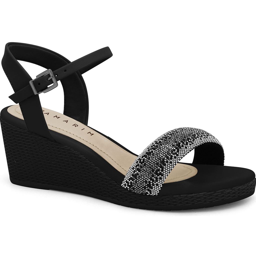Sandalia Feminina Salto Plataforma Moda Ramarim Original