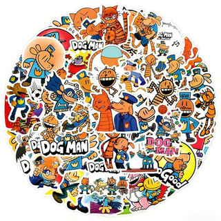 Detetive cão quadrinhos adesivos cão homem adesivos à prova dwaterproof água portátil bagagem decoração adesivos copo de