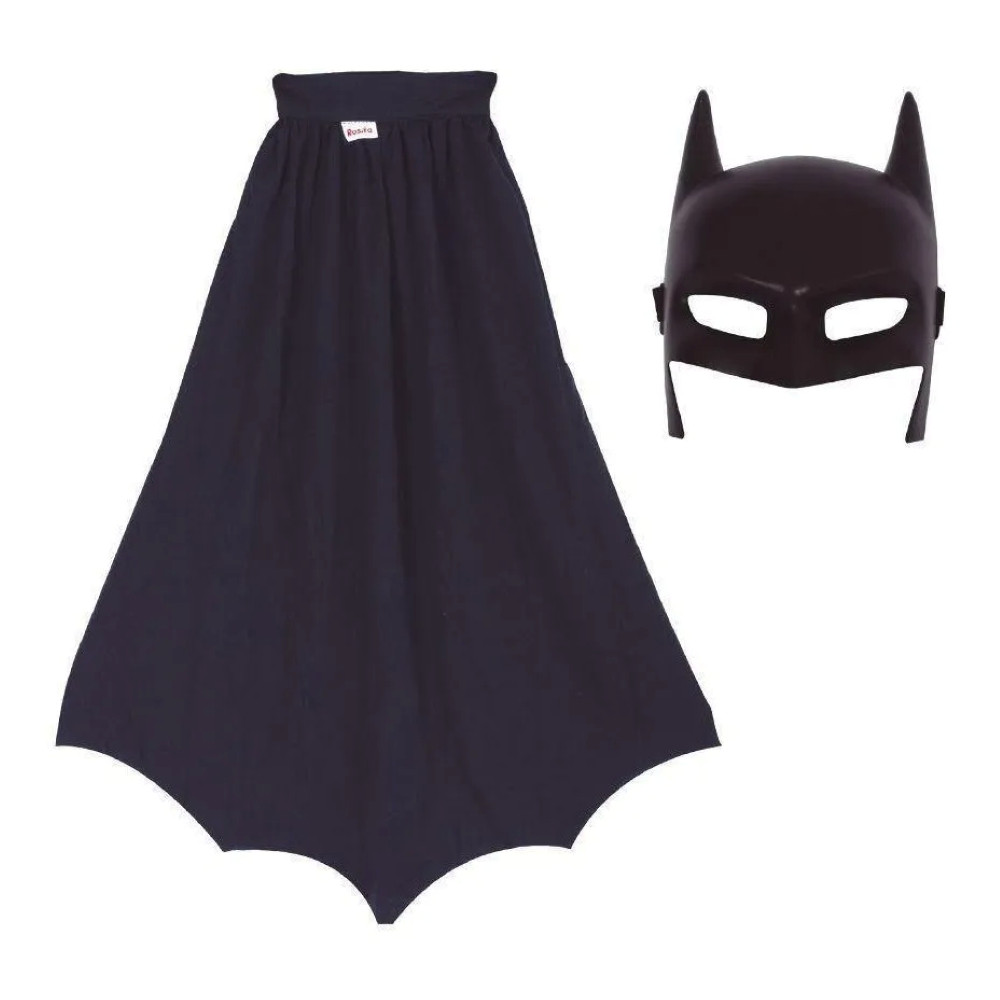 Máscara E Capa Batman Crianças - Rosita Dc Comics