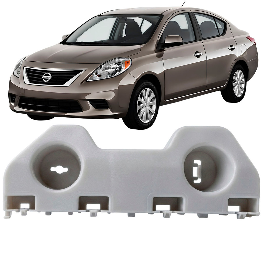 Guia Parachoque Dianteiro Direito Nissan Versa 2012 2013 2014 2015 2016 2017 2018 2019