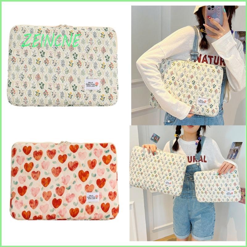 ZEIN Elegante Capa Para Laptop Linda Floral Estojo Transporte Computador Estudantes
