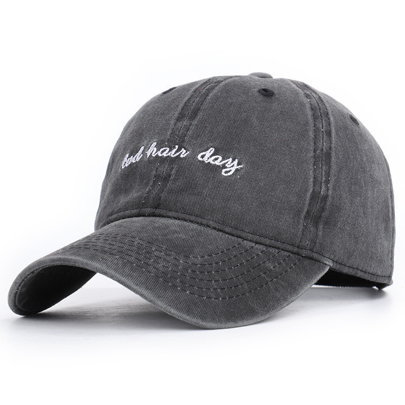 Bad Hair Day Bordado Lavado Snapback Boné De Beisebol Hip Hop Chapéu Homem Vintage Pai Chapéus Para Homens Mulheres