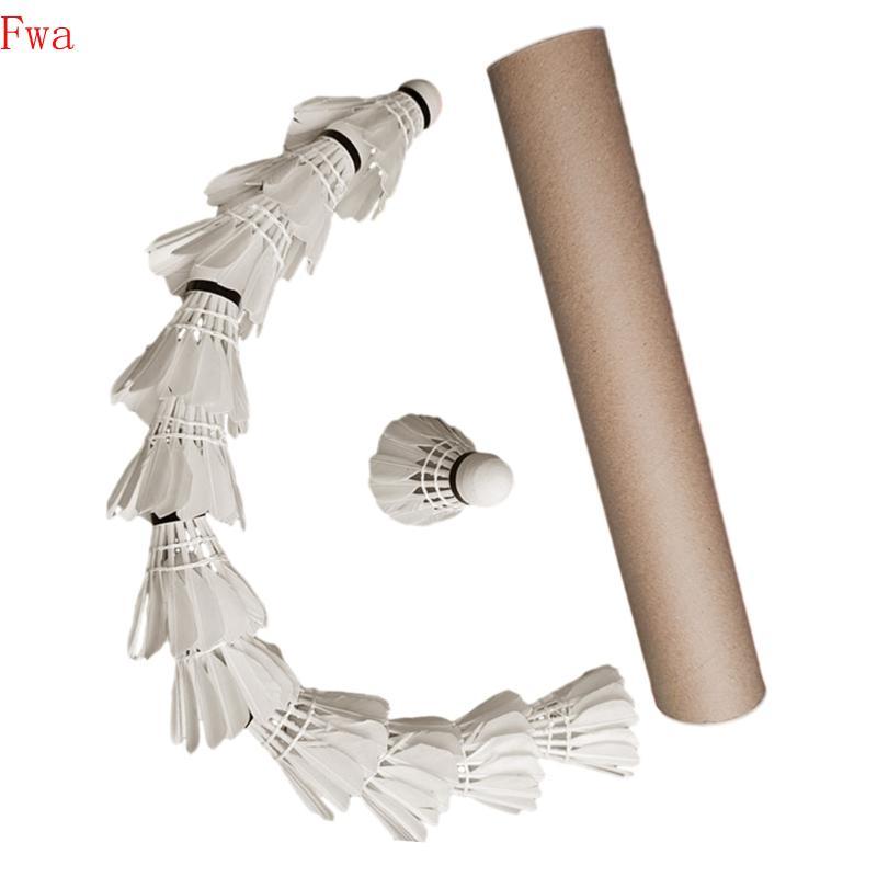 Fwa 12 Peças Petecas Profissionais Badminton Pato Peteca