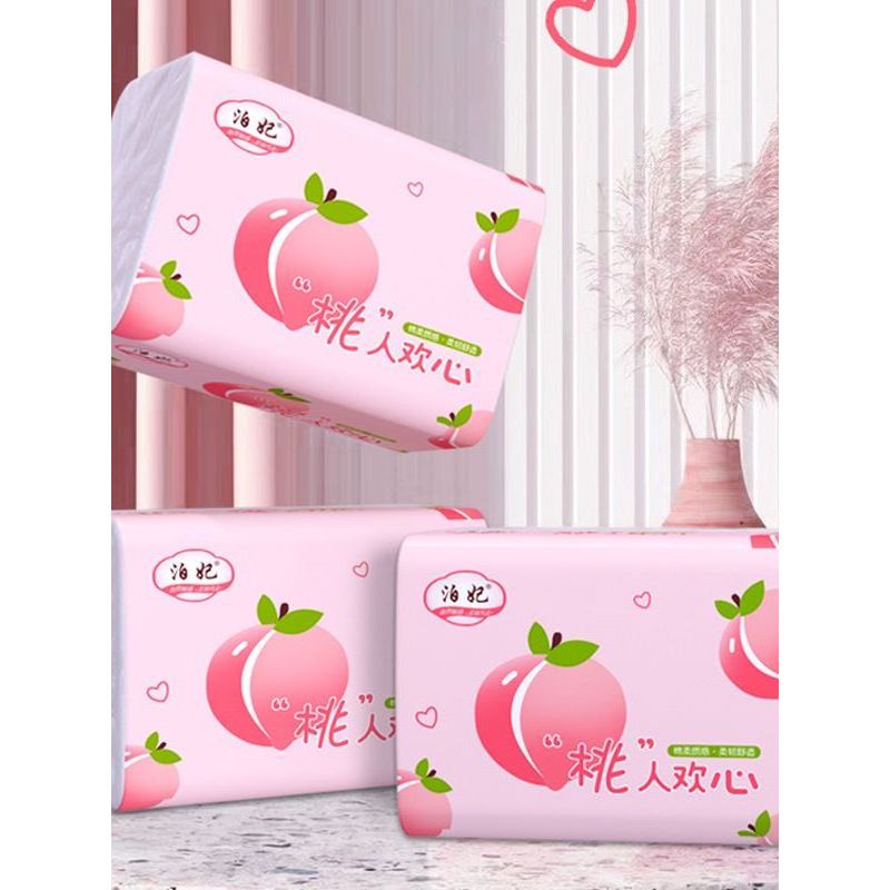 Pacote pequeno guardanapo de papel caixa inteira fragrância doméstica guardanapo pequeno pacote tapete de vinho papel fl