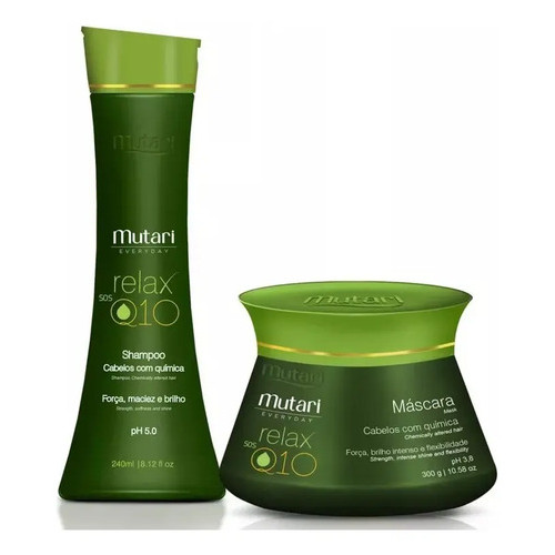 Kit SOS Relax Q10 Shampoo Mascara Mutari