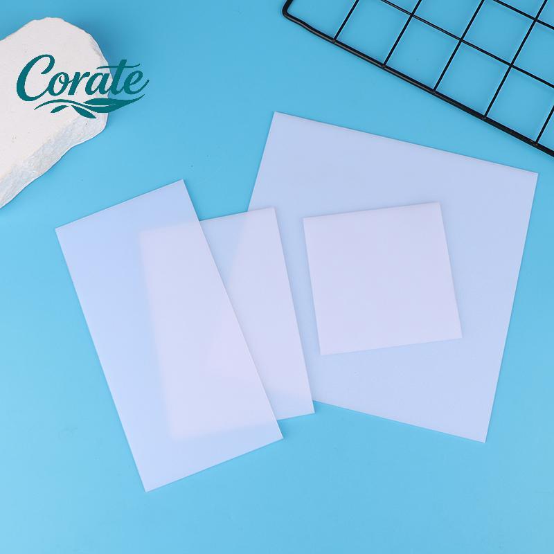 [Corate] 1 Pcs Folha Difusora Acrílica Thiness Plástico Led Light Milky Translúcido Blanks Plate