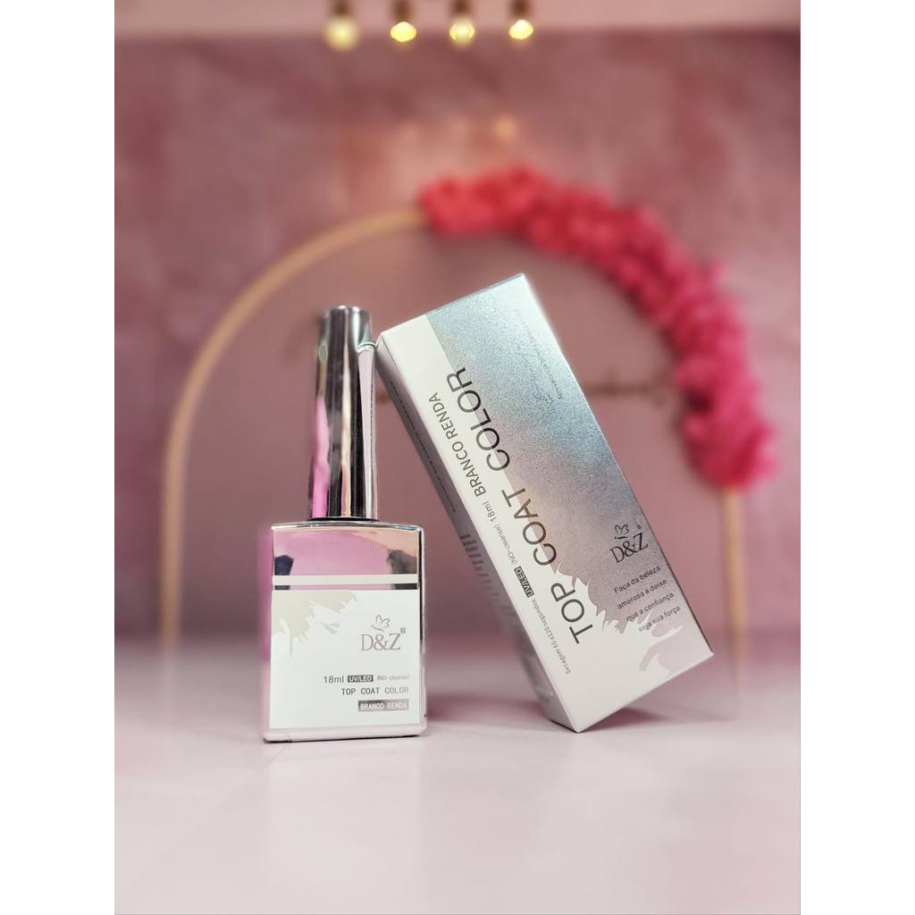 Top Coat Branco Renda 18ml D&Z
