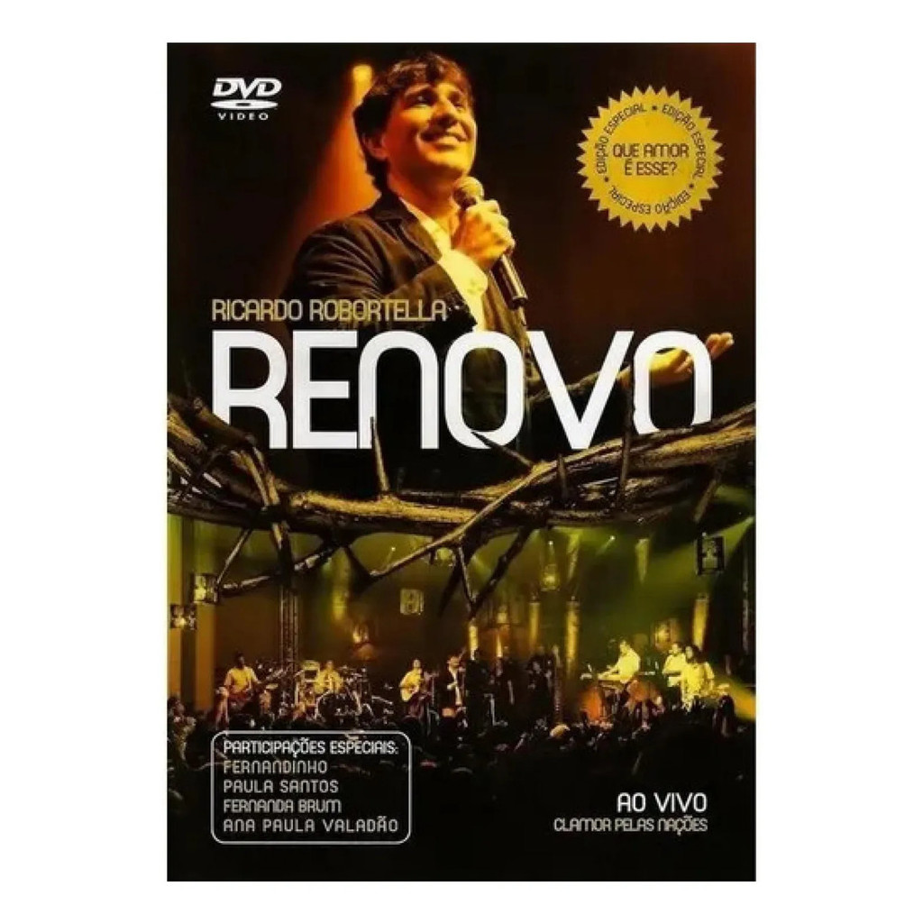 Dvd Ricardo Robortella -  Renovo Ao Vivo - Lacrado