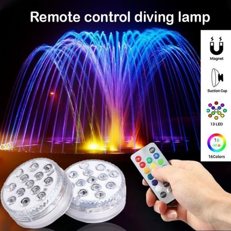 Luminária Piscina Led Prova D'água RGB Promoção Pronta Entrega