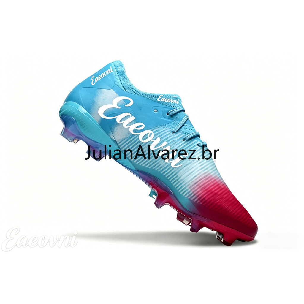 042611 Tênis Clássico Masculino Sapatos De Futebol Botas Feminino Chuteiras Campo FG Bege Baixo Topo