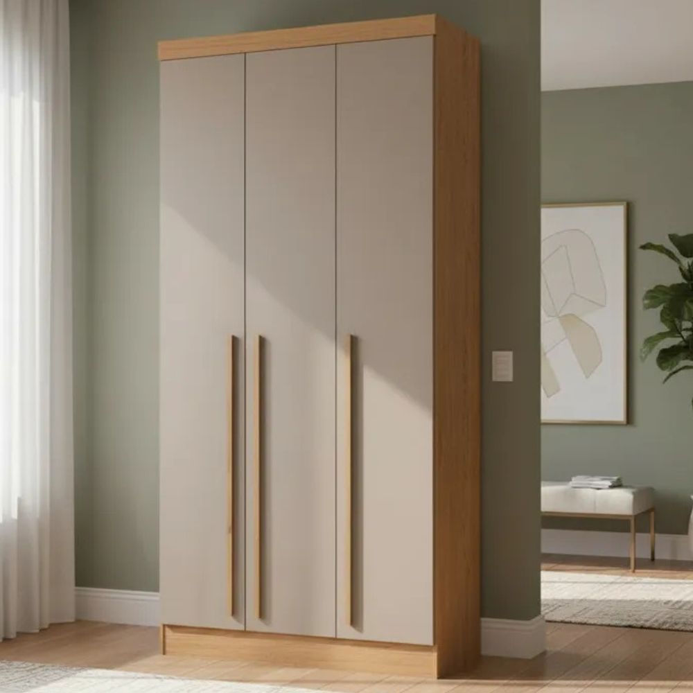 Guarda-roupa Modulado 3 Portas e 2 Gavetas Infinity Cedro/Duna