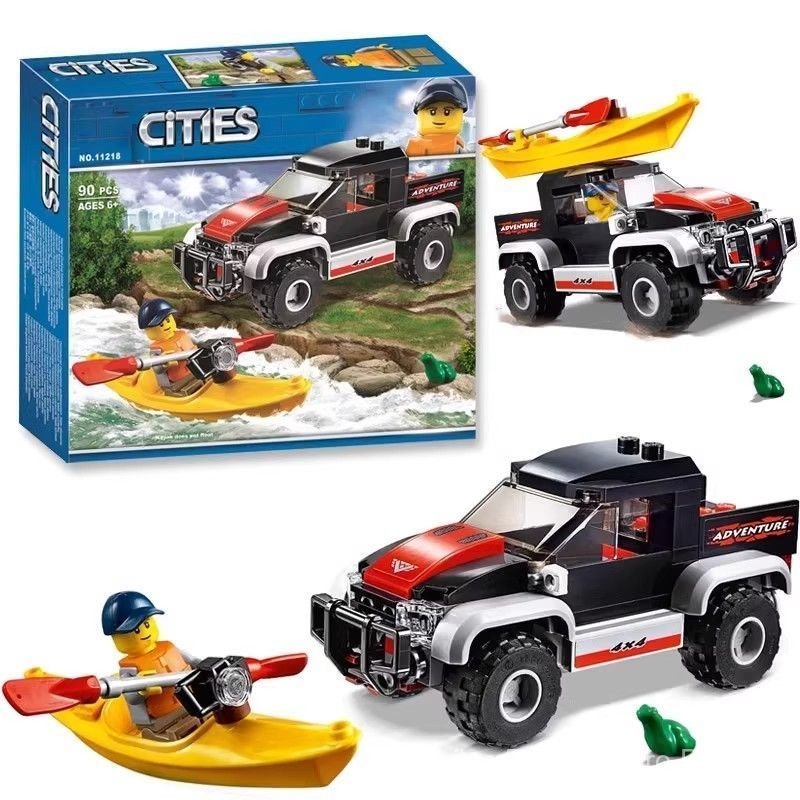 Compatível com o brinquedo de blocos de montar LEGO City Series Boat Adventure 60240 para meninos de 6 anos, presente de