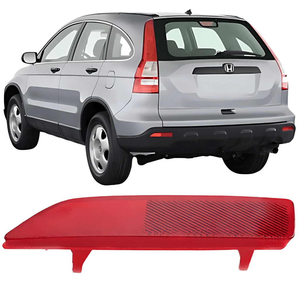 Lanterna Refletor Olho de Gato Para-choque Traseiro Honda CRV 2.0 16V de 2007 a 2009 - Lado Esquerdo