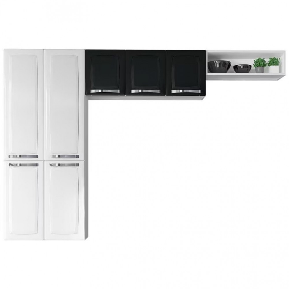 Cozinha Compacta Rose 7 Portas 6 Prateleiras Itatiaia