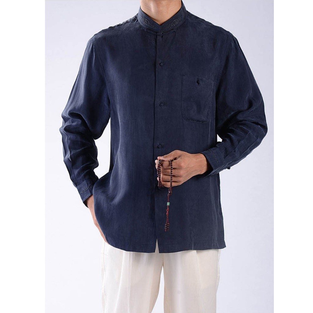 Terno tang masculino topo outono tang terno estilo chinês roupas masculinas estilo étnico camisa masculina estilo chinês