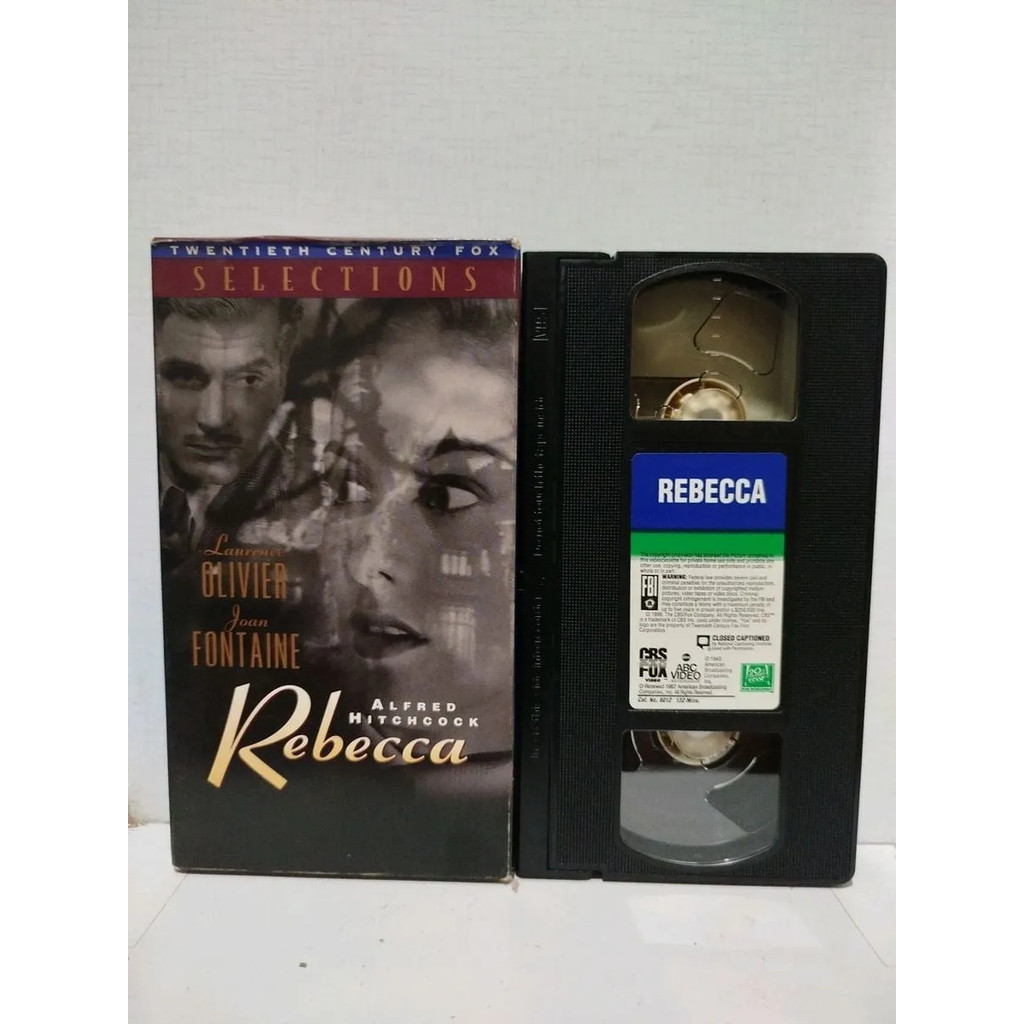 Fita Vhs Importada Rebecca Alfred Hitchcock