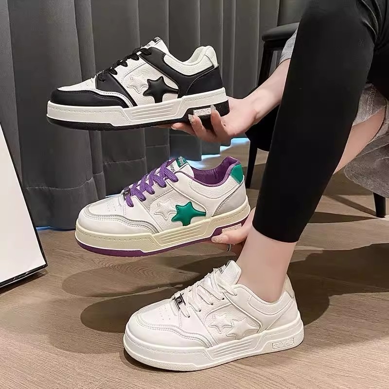 Couro genuíno de primeira camada!Tênis Sapatos Brancos!Contra retirada sapatos femininos moda sapatos casuais femininos