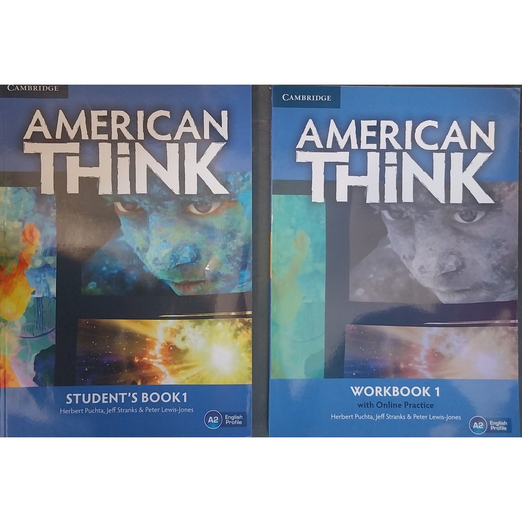 LIVRO, KIT(2), AMERICAN THINK A2 , 1. STUDENT´S BOOK 1, 2. WORBOOK 1, HERBERT PUCHTA, JEFF STRANKS,PETER LEWIS