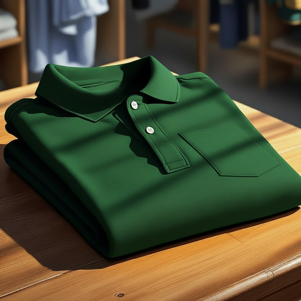 Polo Masculina com Bolso – Visual Profissional Garantido