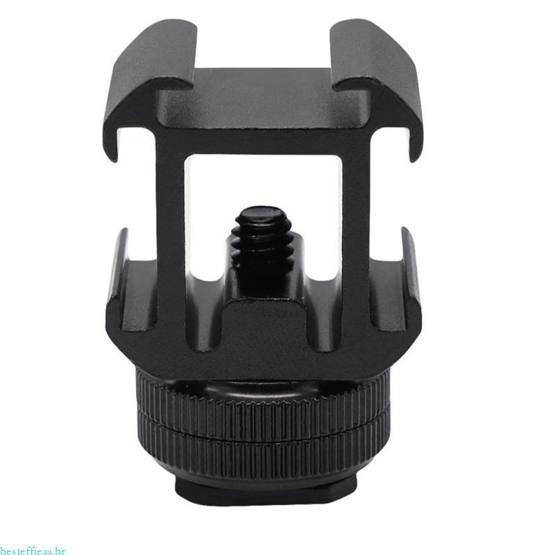 besteffie 3 1 Adaptador Montagem Sapata Fria Suporte Extensão Para Câmera